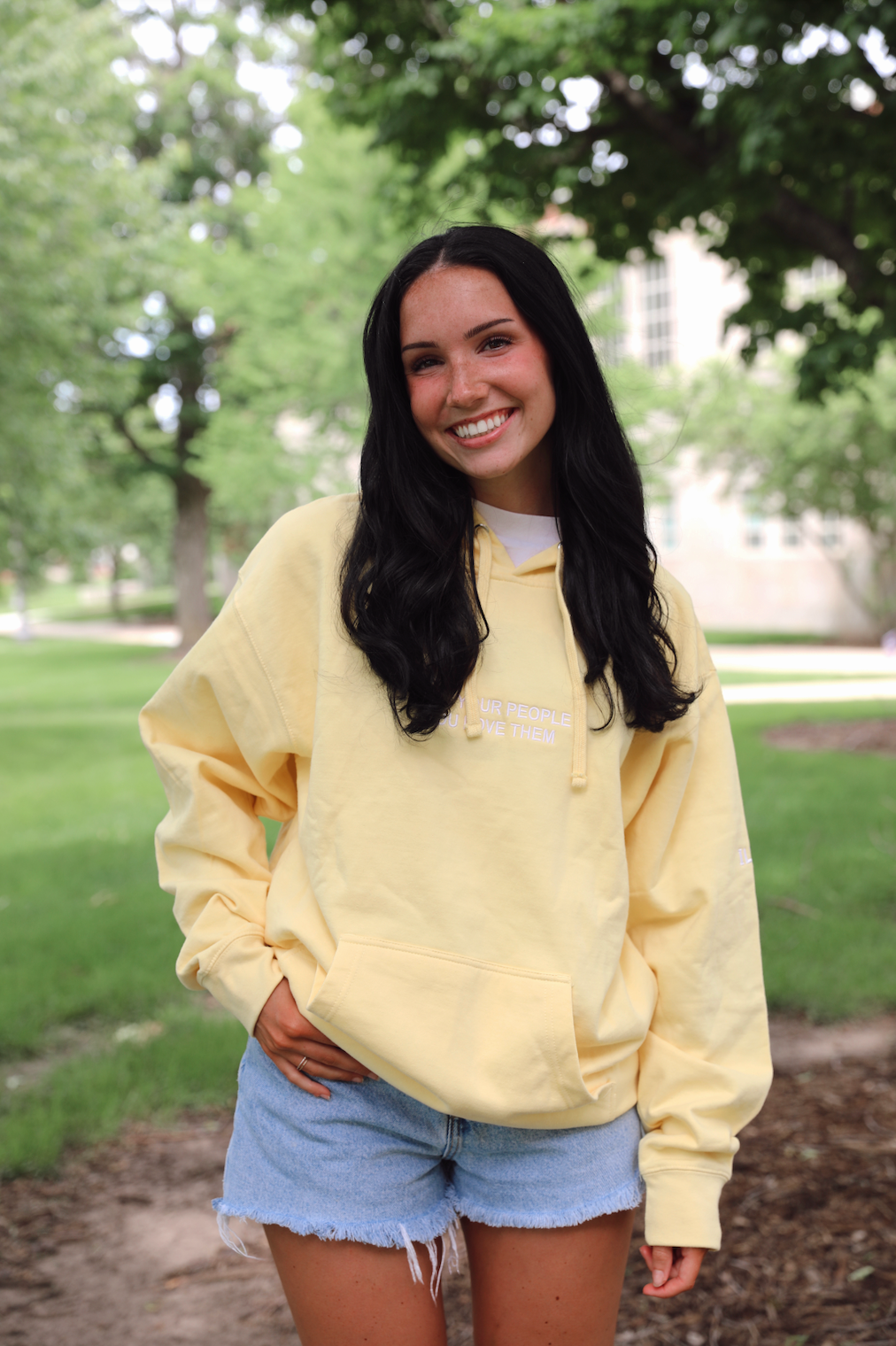 Tell Your People Sweatshirt - Light Yellow