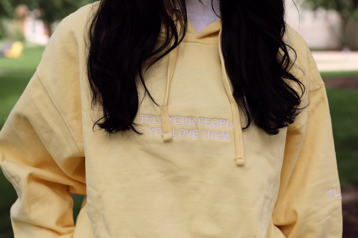 Tell Your People Sweatshirt - Light Yellow