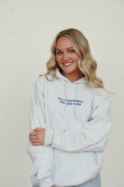 PREORDER: Tell Your People Sweatshirt - Heather Grey