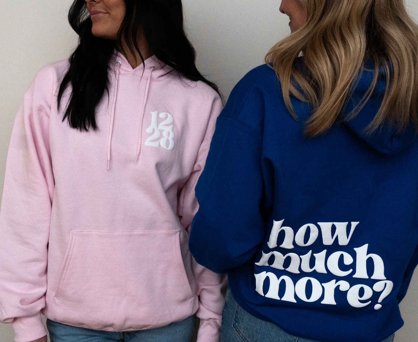 "How Much More" Hoodie - Light Pink