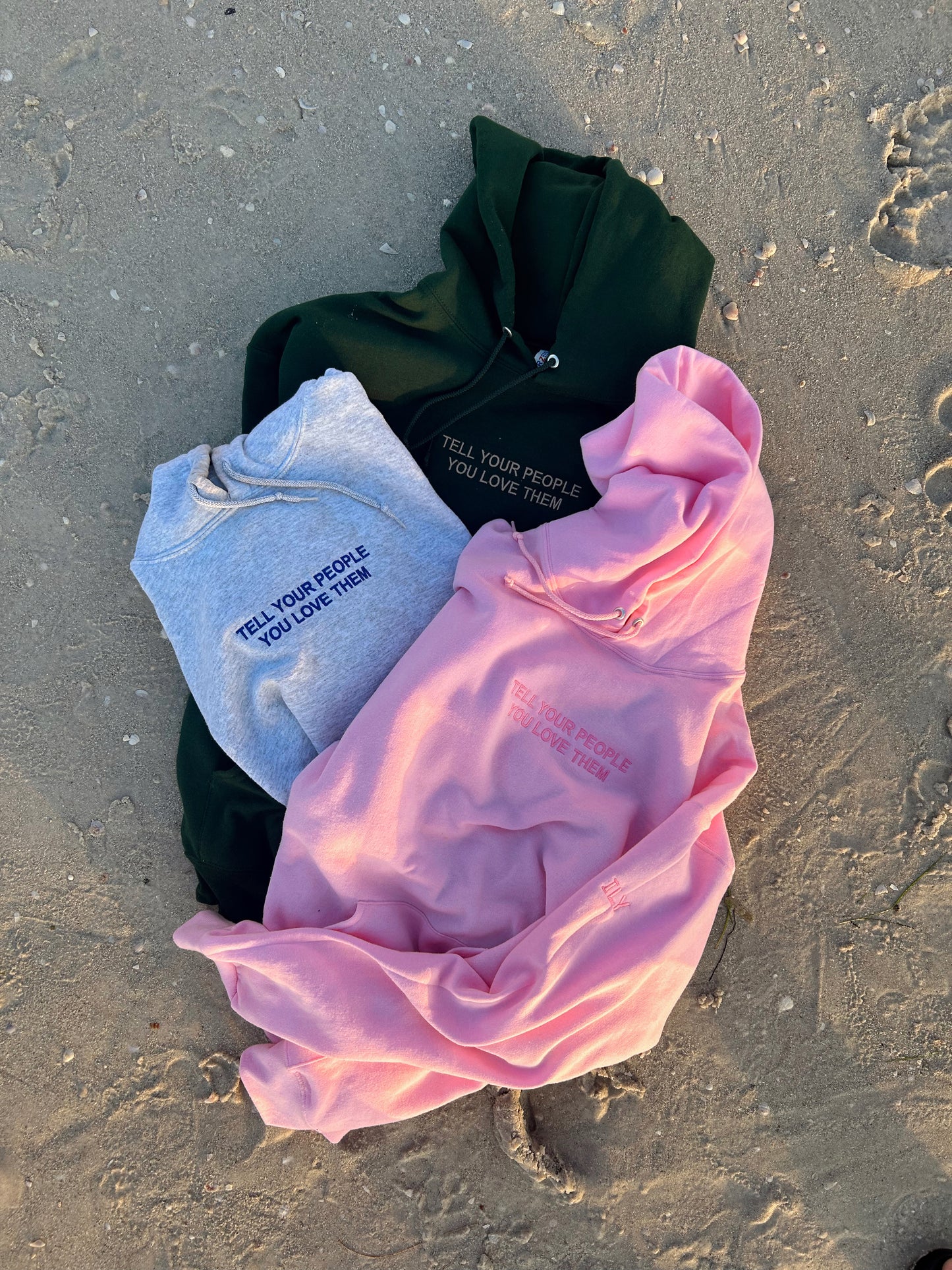 Tell Your People Sweatshirt - Hunter Green: PREORDER